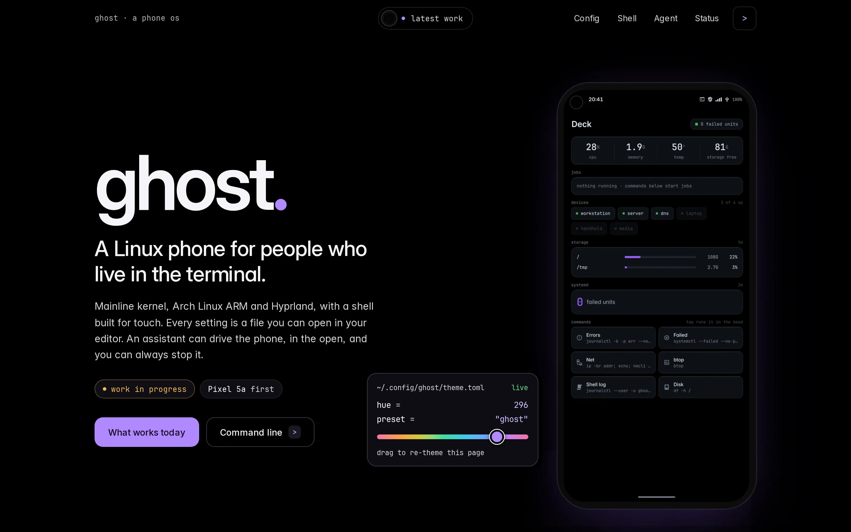 ghost on desktop